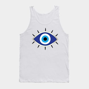 Evil Eye, Good luck charm, Lucky talisman, Protection against evil, Lucky charm Tank Top